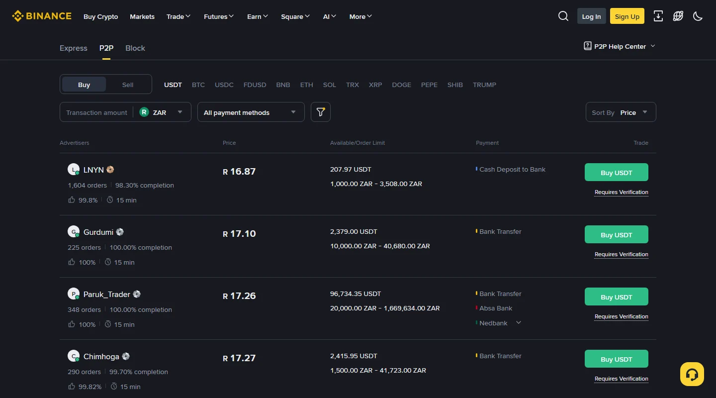 What Is the Minimum You Can Deposit on Binance in South Africa?